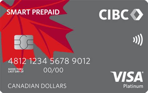 cibc smart prepaid euro card|CIBC reloadable visa card.